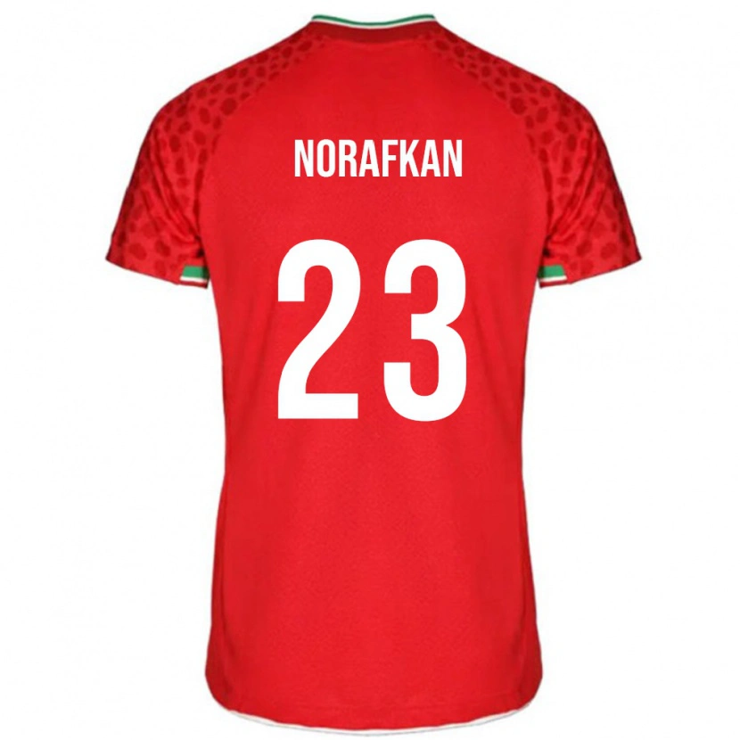 Danxen Kid Iran Omid Norafkan #23 Red Away Jersey 24-26 T-Shirt