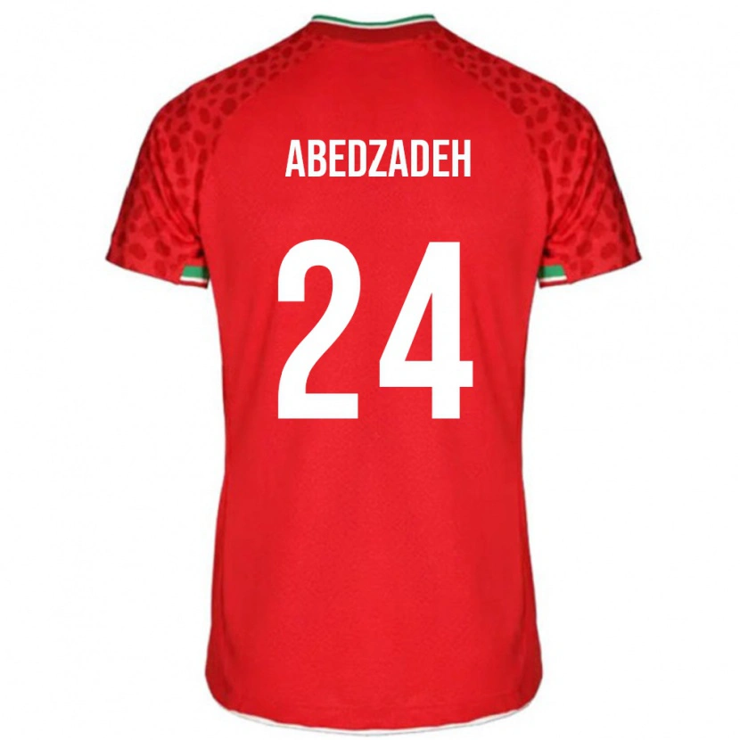 Danxen Kid Iran Amir Abedzadeh #24 Red Away Jersey 24-26 T-Shirt