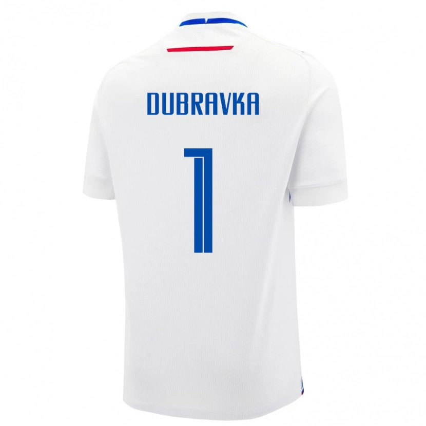 Danxen Kid Slovakia Martin Dúbravka #1 White Away Jersey 24-26 T-Shirt