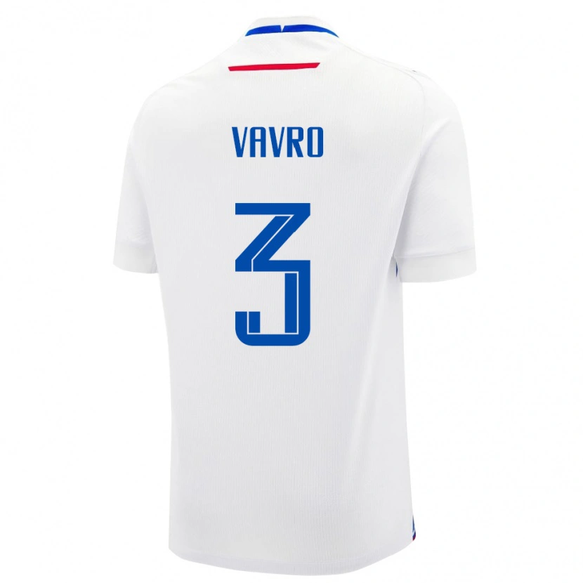 Danxen Kid Slovakia Denis Vavro #3 White Away Jersey 24-26 T-Shirt