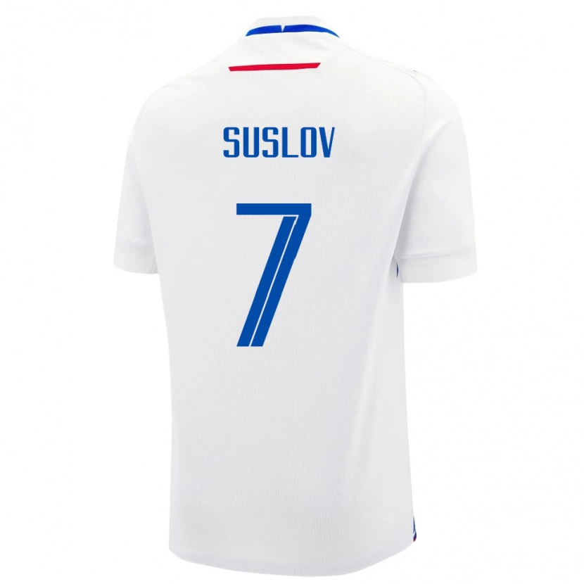 Danxen Kid Slovakia Tomas Suslov #7 White Away Jersey 24-26 T-Shirt