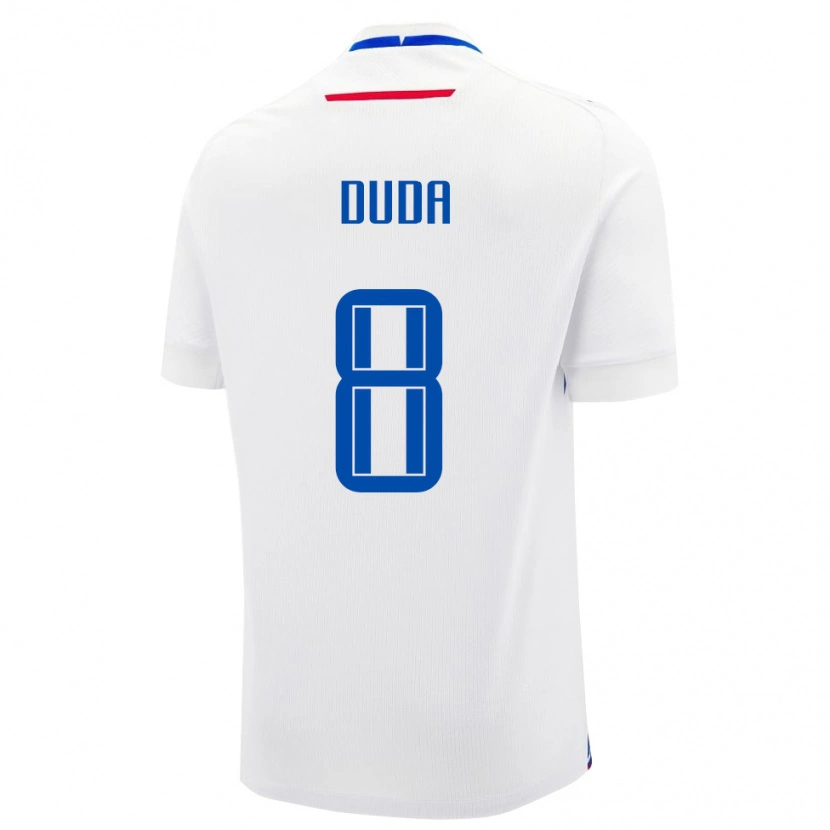 Danxen Kid Slovakia Ondrej Duda #8 White Away Jersey 24-26 T-Shirt