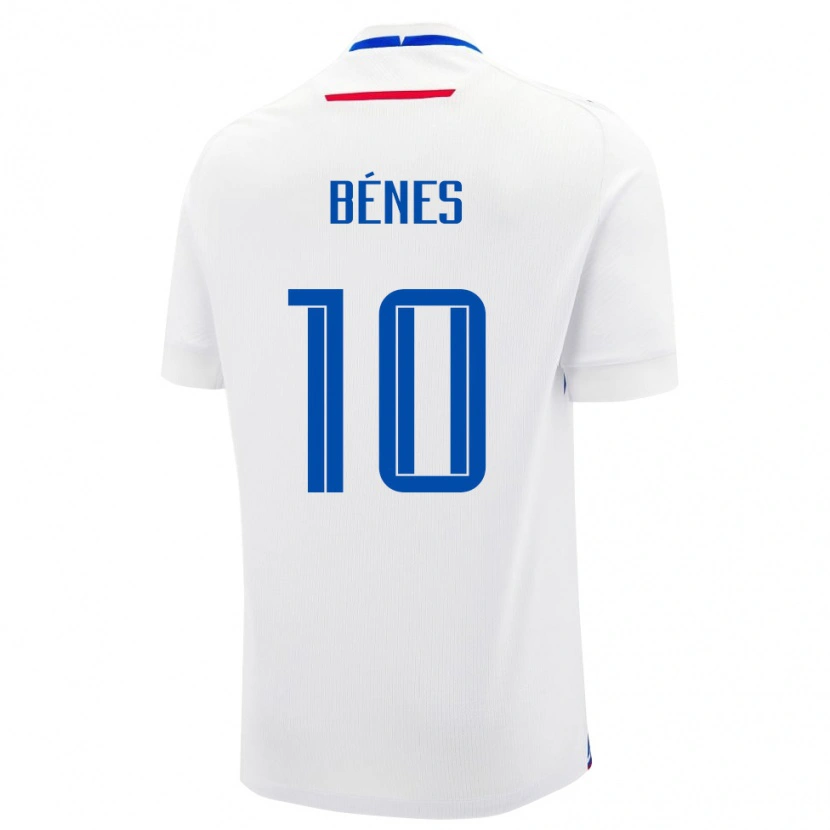 Danxen Kid Slovakia László Bénes #10 White Away Jersey 24-26 T-Shirt