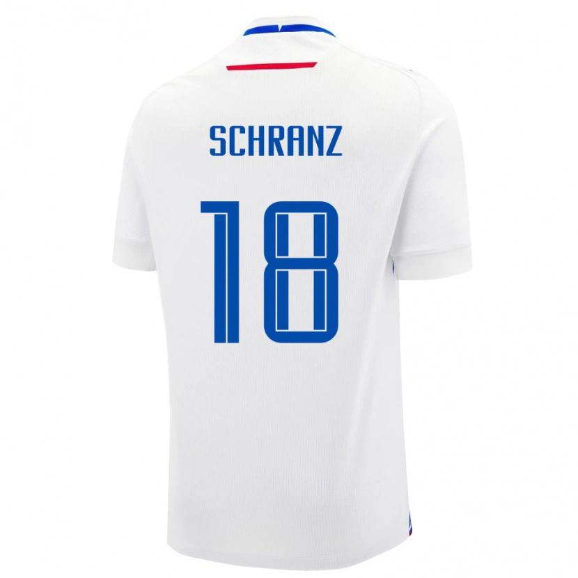 Danxen Kid Slovakia Ivan Schranz #18 White Away Jersey 24-26 T-Shirt