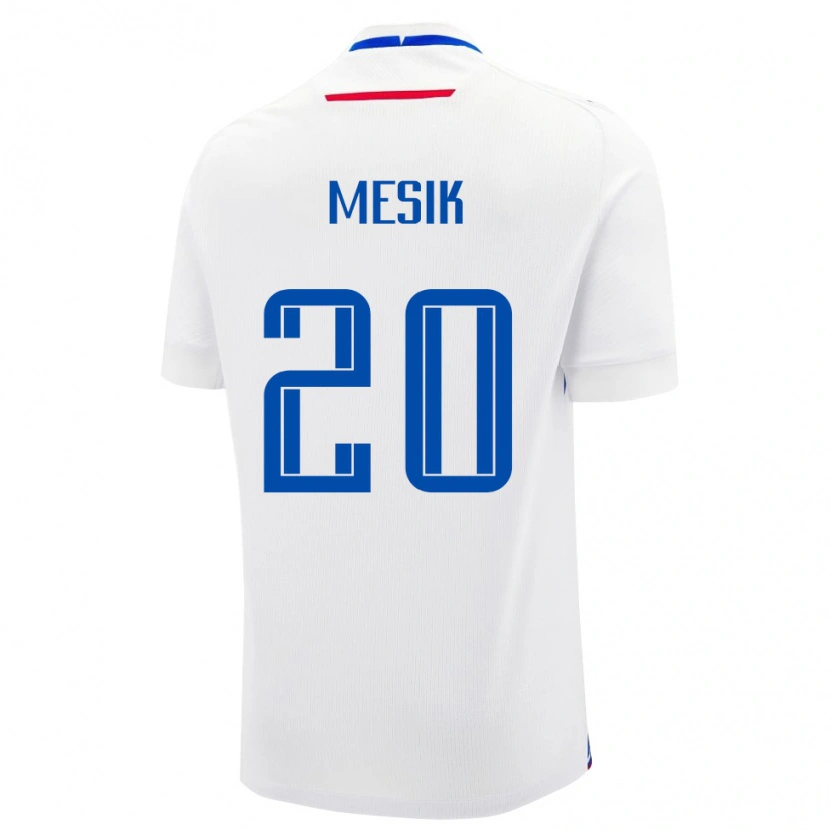 Danxen Kid Slovakia Ivan Mesik #20 White Away Jersey 24-26 T-Shirt