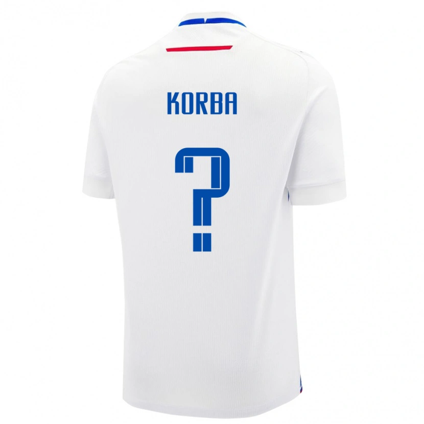 Danxen Kid Slovakia Rastislav Korba #0 White Away Jersey 24-26 T-Shirt