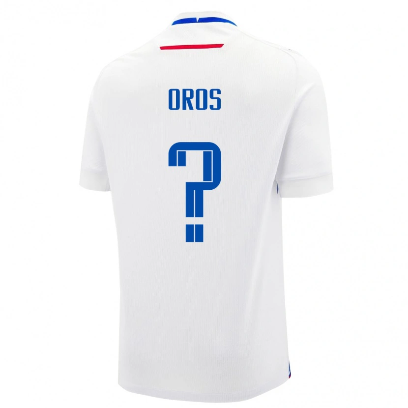 Danxen Kid Slovakia Simon Oros #0 White Away Jersey 24-26 T-Shirt