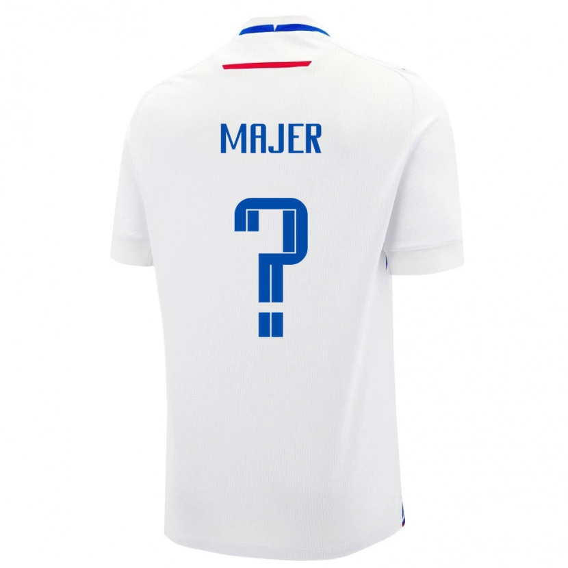 Danxen Kid Slovakia Jakub Majer #0 White Away Jersey 24-26 T-Shirt