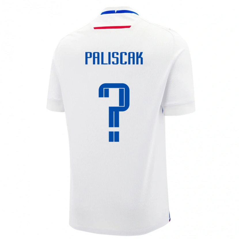 Danxen Kid Slovakia Tobias Paliscak #0 White Away Jersey 24-26 T-Shirt