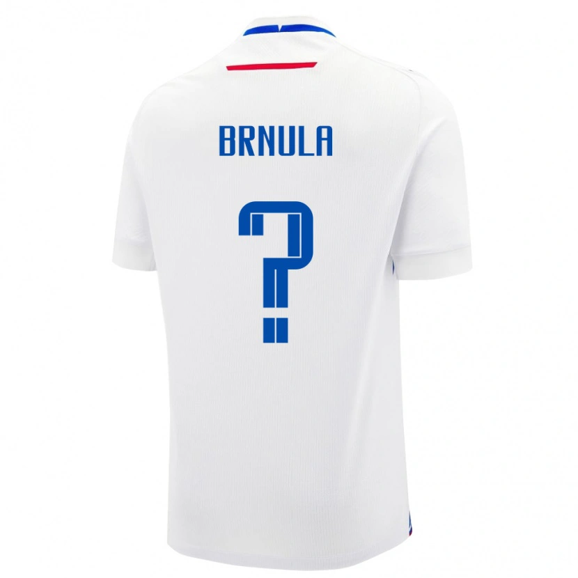 Danxen Kid Slovakia Jan Brnula #0 White Away Jersey 24-26 T-Shirt