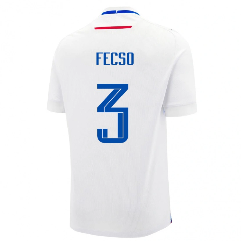 Danxen Kid Slovakia Oliver Fecso #3 White Away Jersey 24-26 T-Shirt