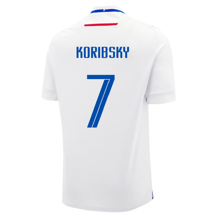 Danxen Kid Slovakia Simon Koribsky #7 White Away Jersey 24-26 T-Shirt