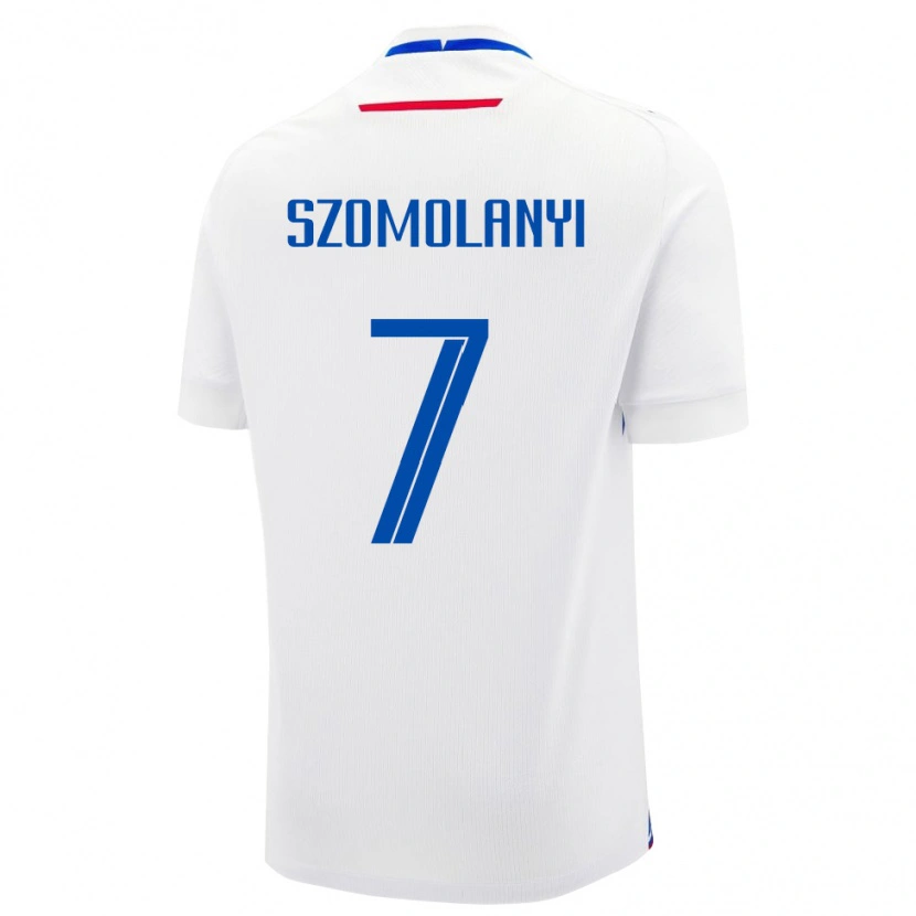 Danxen Kid Slovakia Lucas Szomolanyi #7 White Away Jersey 24-26 T-Shirt