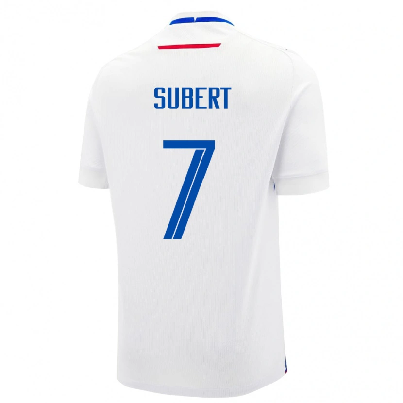 Danxen Kid Slovakia Alex Subert #7 White Away Jersey 24-26 T-Shirt