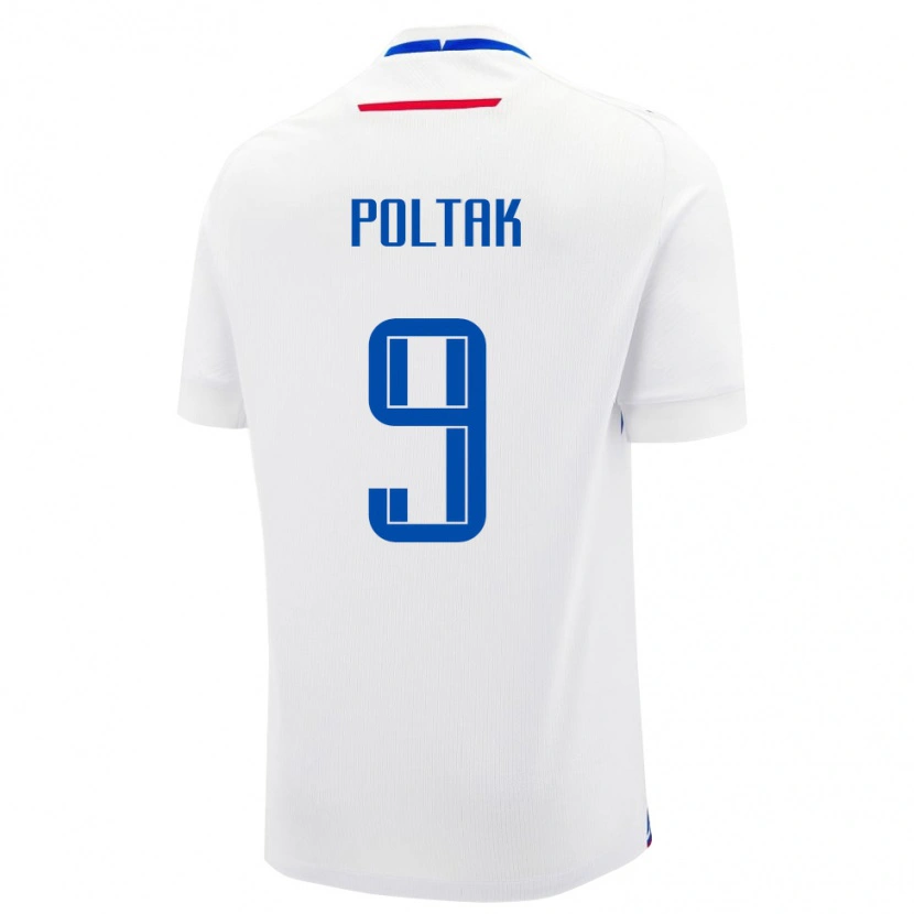 Danxen Kid Slovakia David Poltak #9 White Away Jersey 24-26 T-Shirt