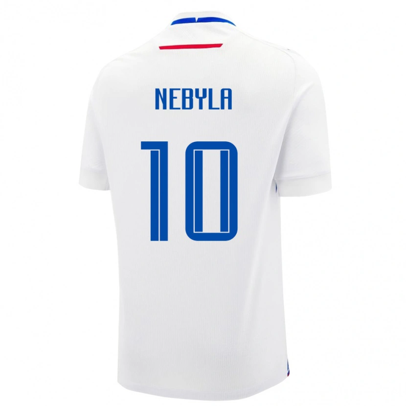 Danxen Kid Slovakia Sebastian Nebyla #10 White Away Jersey 24-26 T-Shirt