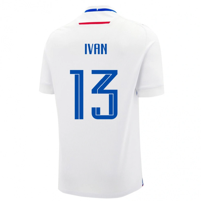 Danxen Kid Slovakia Matus Ivan #13 White Away Jersey 24-26 T-Shirt