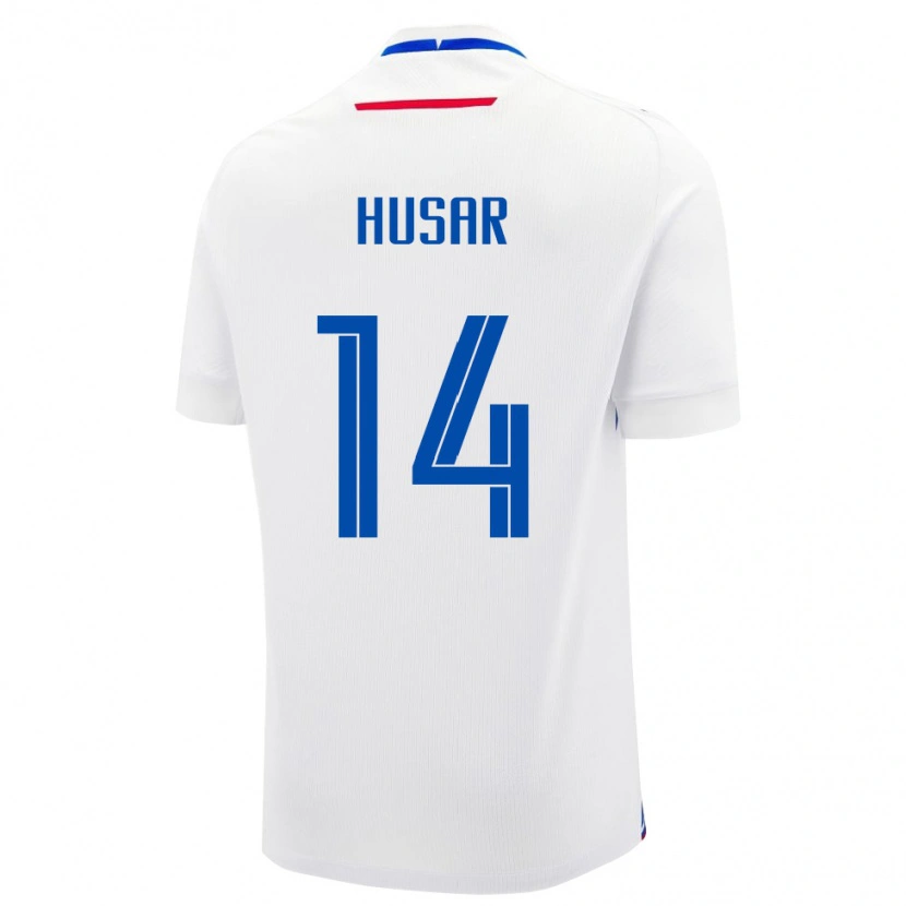 Danxen Kid Slovakia Tadeas Husar #14 White Away Jersey 24-26 T-Shirt