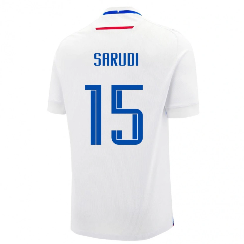 Danxen Kid Slovakia Samuel Sarudi #15 White Away Jersey 24-26 T-Shirt