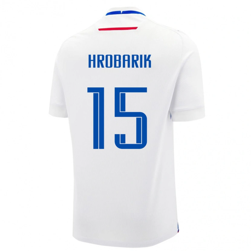 Danxen Kid Slovakia Tobias Hrobarik #15 White Away Jersey 24-26 T-Shirt