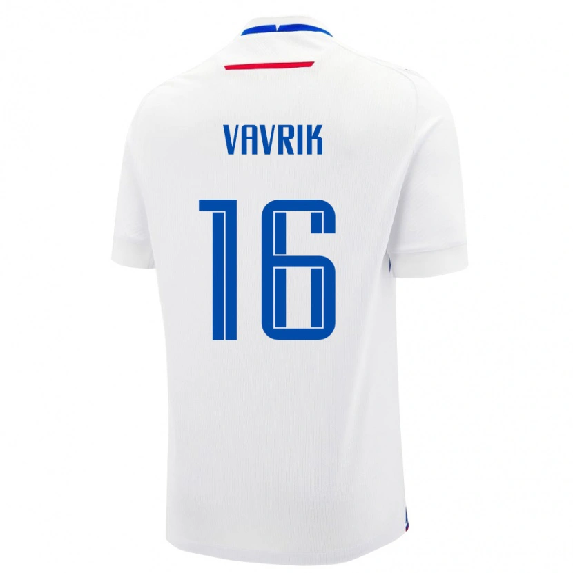 Danxen Kid Slovakia Timotej Vavrik #16 White Away Jersey 24-26 T-Shirt