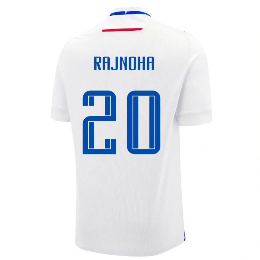 Danxen Kid Slovakia Adam Rajnoha #20 White Away Jersey 24-26 T-Shirt