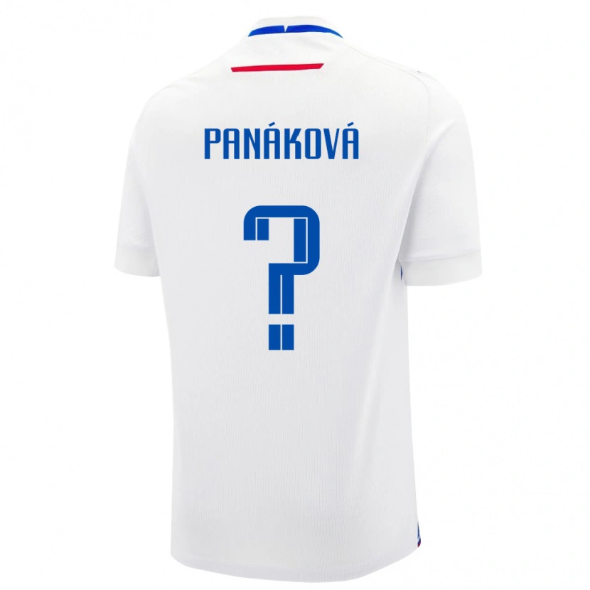 Danxen Kid Slovakia Kristína Panáková #0 White Away Jersey 24-26 T-Shirt