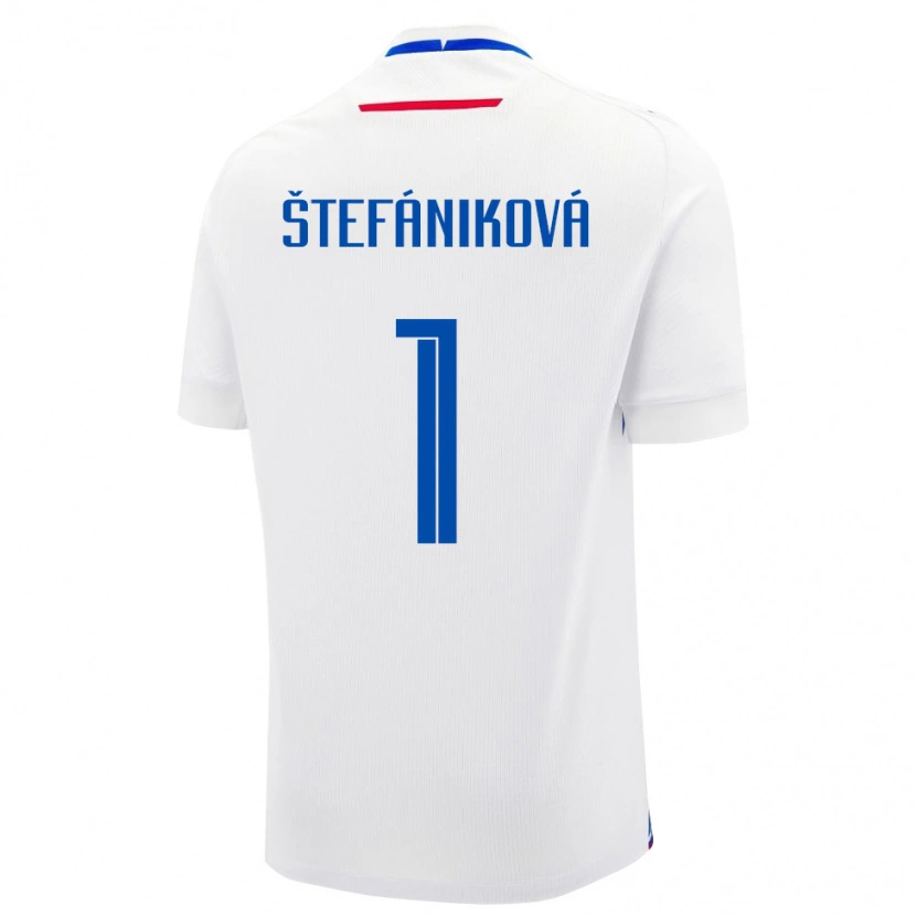 Danxen Kid Slovakia Marína Štefániková #1 White Away Jersey 24-26 T-Shirt