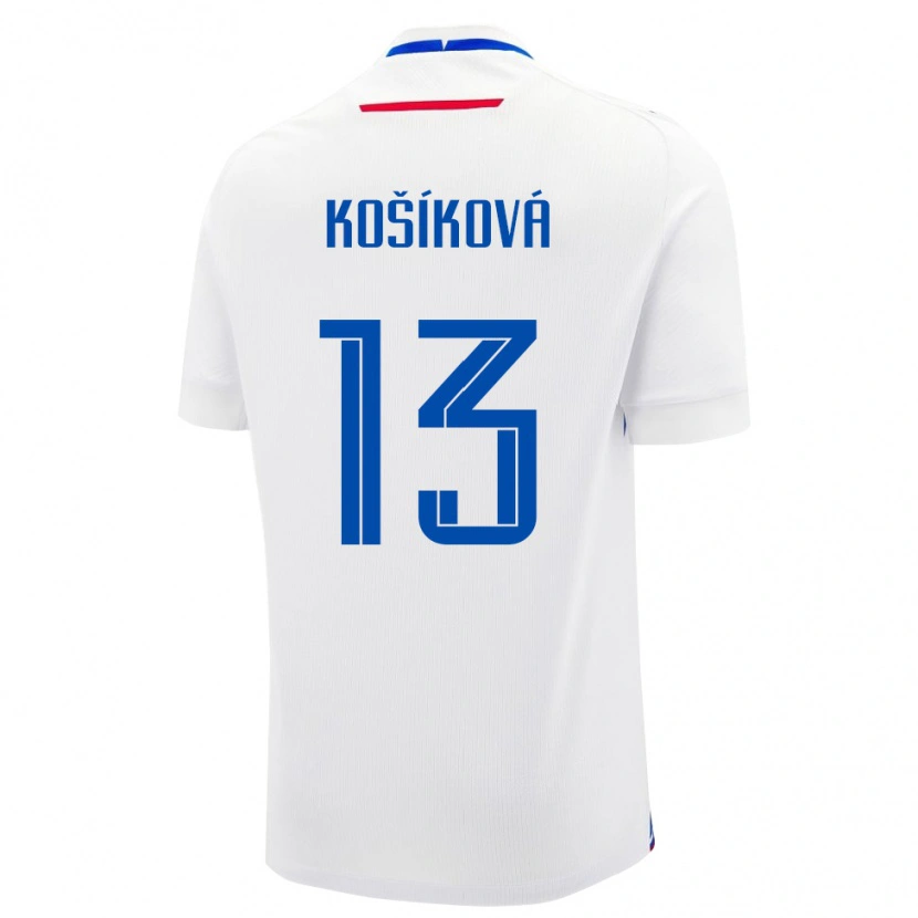 Danxen Kid Slovakia Kristína Košíková #13 White Away Jersey 24-26 T-Shirt