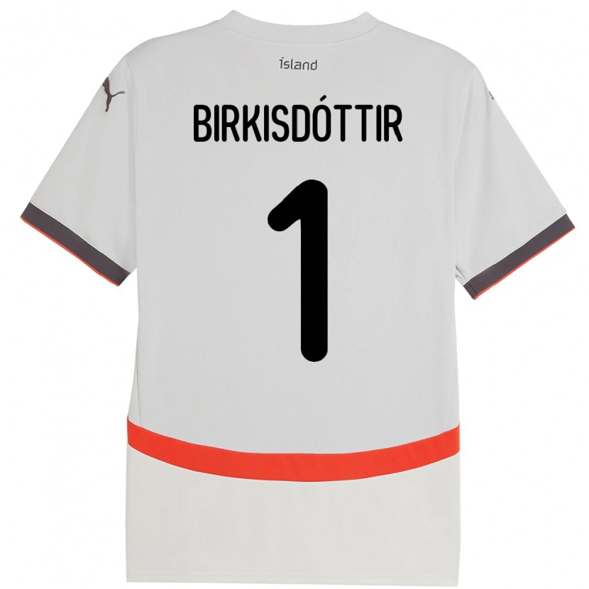 Danxen Kid Iceland Fanney Inga Birkisdóttir #1 White Away Jersey 24-26 T-Shirt