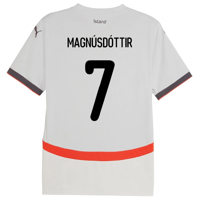 Danxen Kid Iceland Selma Sól Magnúsdóttir #7 White Away Jersey 24-26 T-Shirt