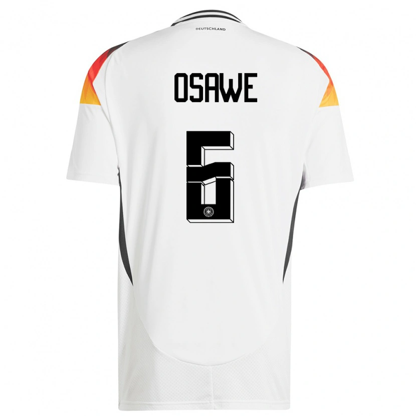 Danxen Men Germany Winners Osawe #6 White Home Jersey 24-26 T-Shirt