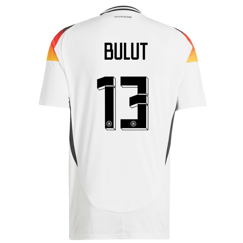 Danxen Men Germany Taylan Bulut #13 White Home Jersey 24-26 T-Shirt