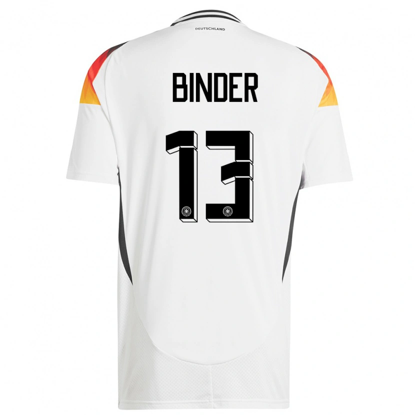 Danxen Men Germany Tim Binder #13 White Home Jersey 24-26 T-Shirt