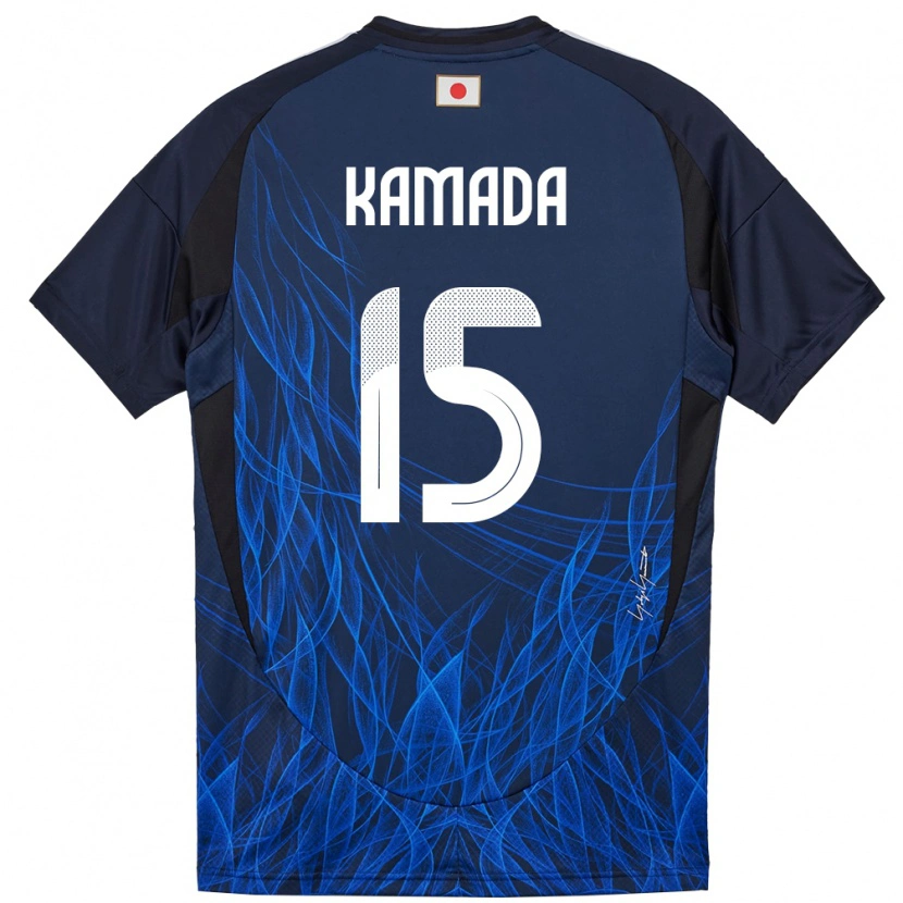 Danxen Men Japan Daichi Kamada #15 Dark Blue Home Jersey 24-26 T-Shirt