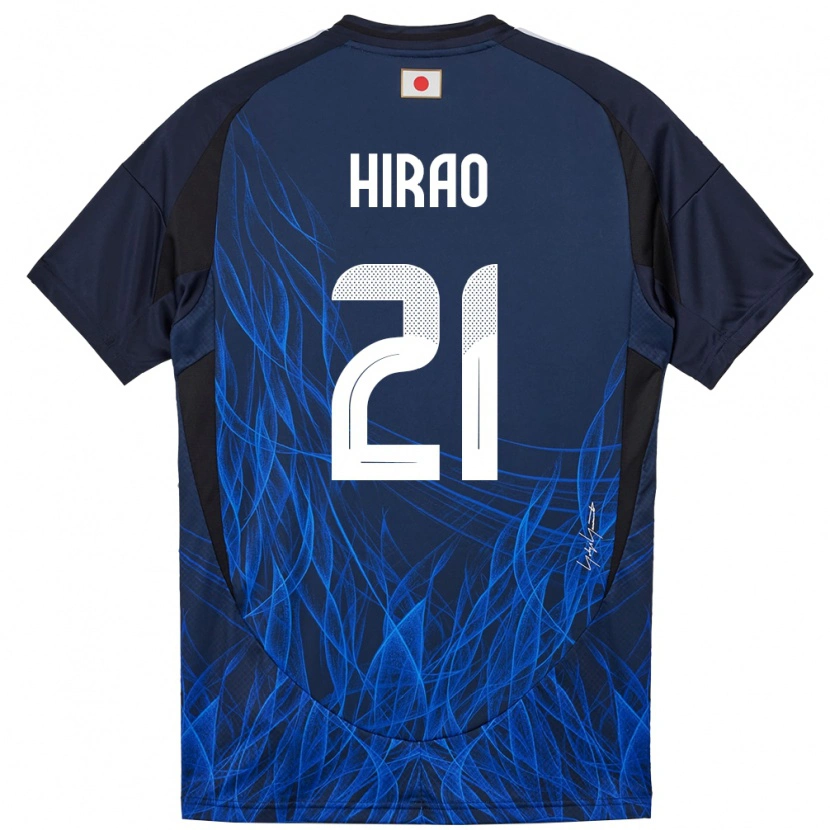 Danxen Men Japan Chika Hirao #21 Dark Blue Home Jersey 24-26 T-Shirt