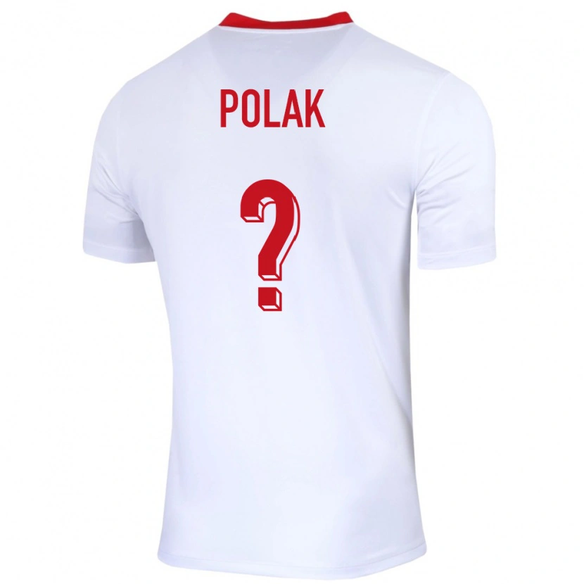 Danxen Men Poland Cezary Polak #0 White Home Jersey 24-26 T-Shirt