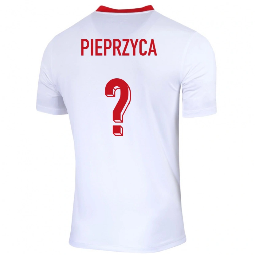 Danxen Men Poland Igor Pieprzyca #0 White Home Jersey 24-26 T-Shirt