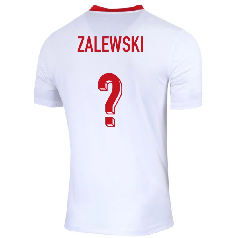 Danxen Men Poland Zachary Zalewski #0 White Home Jersey 24-26 T-Shirt