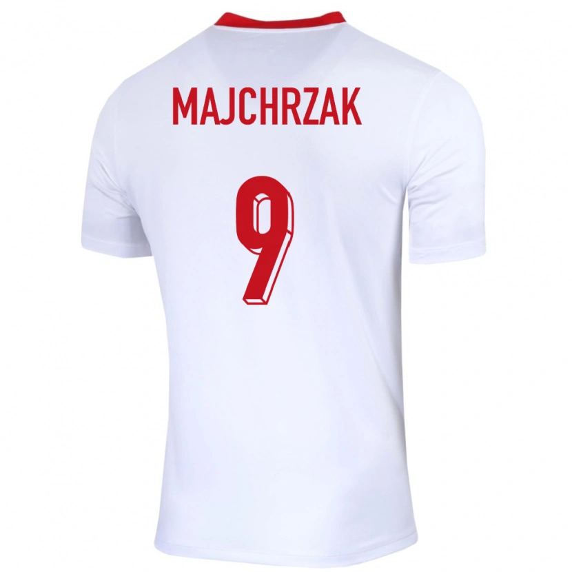 Danxen Men Poland Jordan Majchrzak #9 White Home Jersey 24-26 T-Shirt