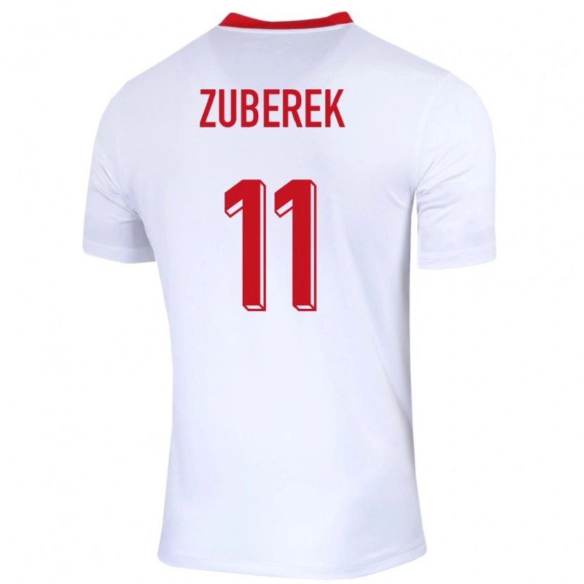 Danxen Men Poland Jan Żuberek #11 White Home Jersey 24-26 T-Shirt