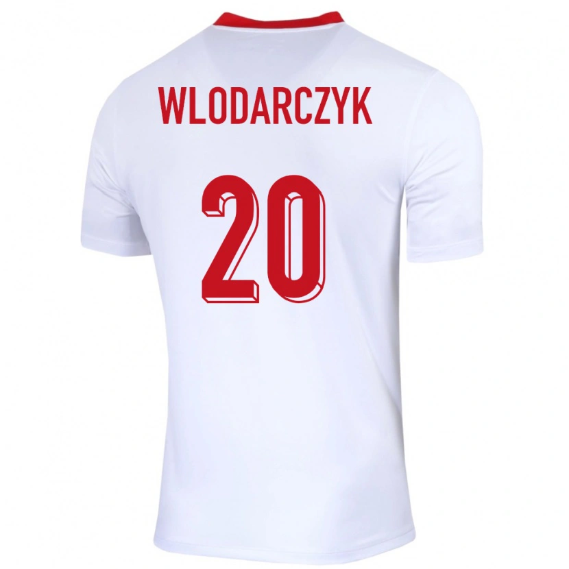 Danxen Men Poland Szymon Wlodarczyk #20 White Home Jersey 24-26 T-Shirt