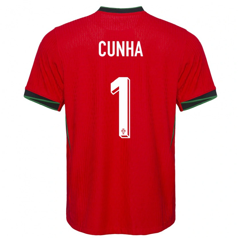 Danxen Men Portugal Romário Cunha #1 Red Home Jersey 24-26 T-Shirt