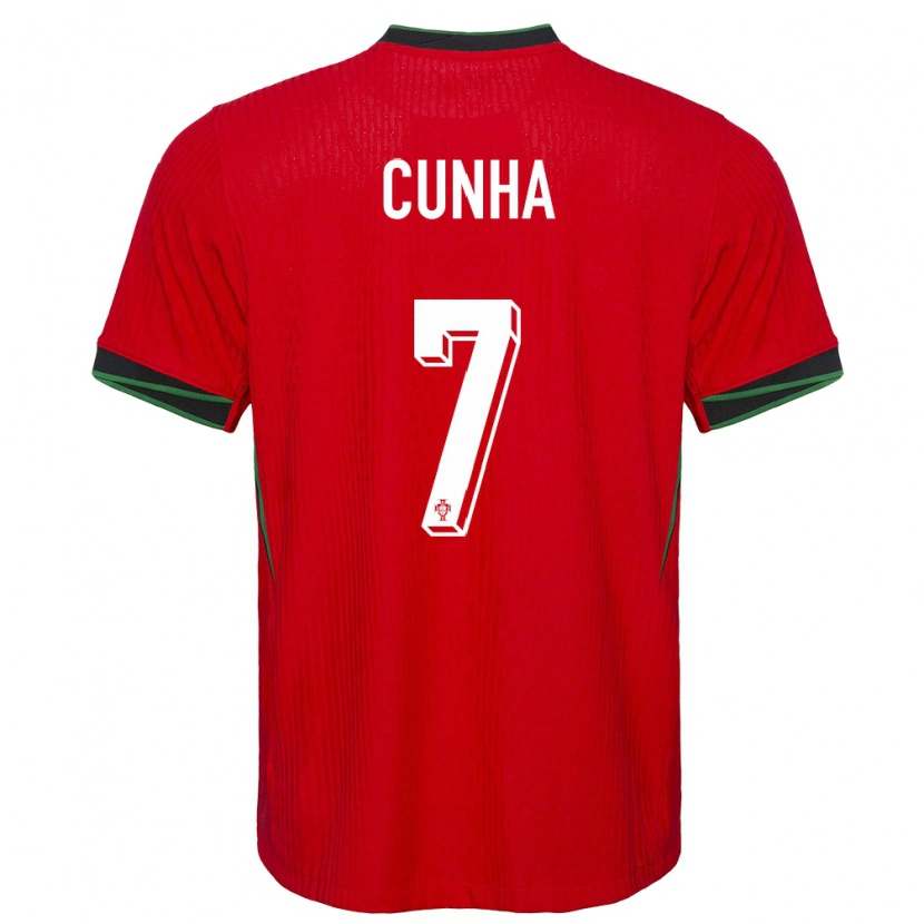 Danxen Men Portugal Duarte Cunha #7 Red Home Jersey 24-26 T-Shirt