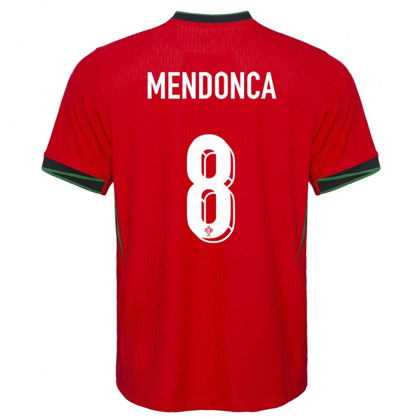 Danxen Men Portugal Manuel Mendonça #8 Red Home Jersey 24-26 T-Shirt