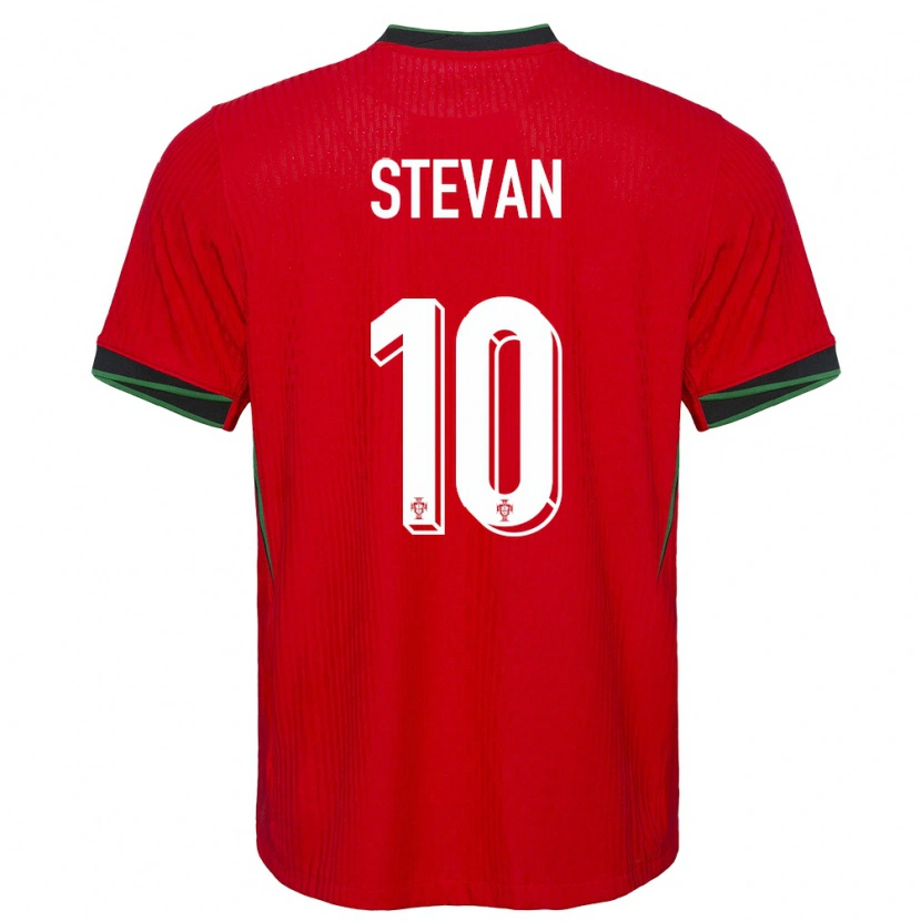 Danxen Men Portugal Stevan #10 Red Home Jersey 24-26 T-Shirt