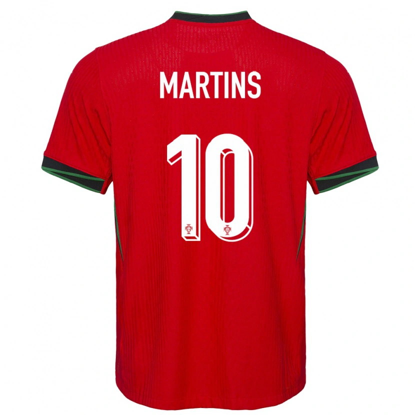 Danxen Men Portugal Eduardo Martins #10 Red Home Jersey 24-26 T-Shirt