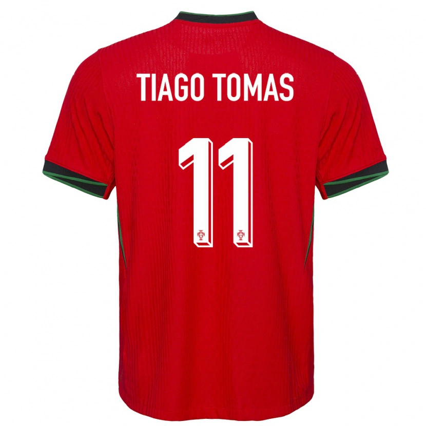 Danxen Men Portugal Tiago Tomás #11 Red Home Jersey 24-26 T-Shirt