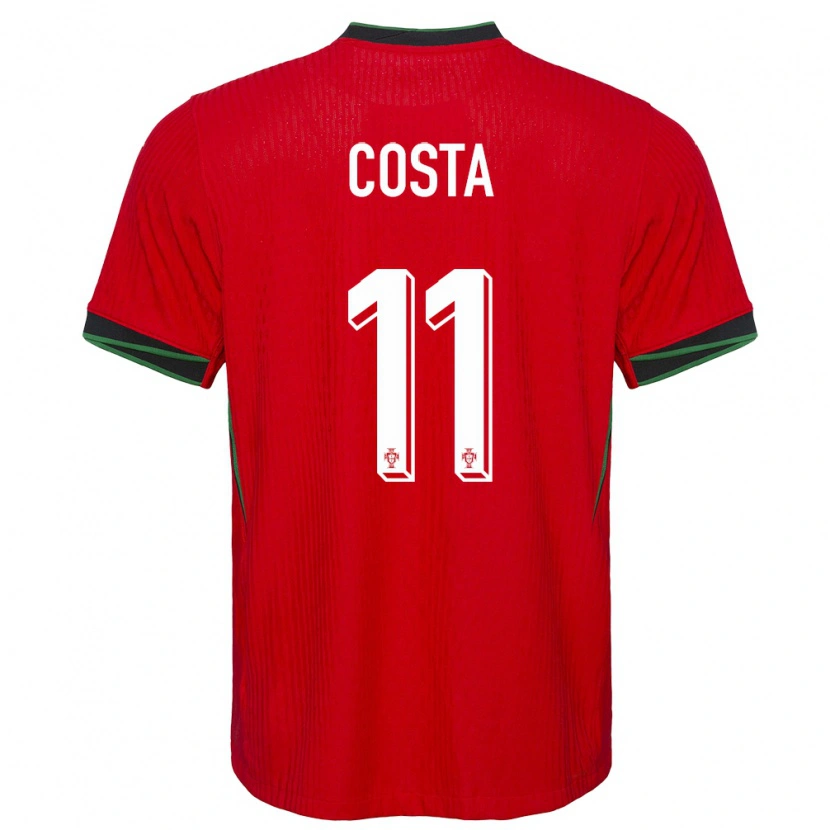 Danxen Men Portugal Daniel Costa #11 Red Home Jersey 24-26 T-Shirt