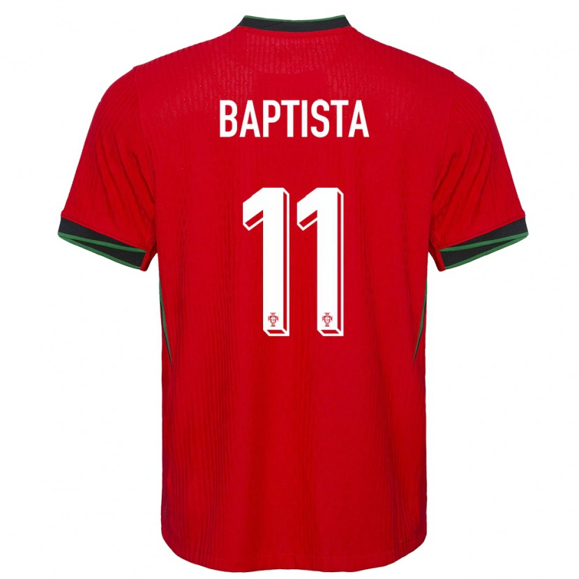 Danxen Men Portugal Brandão Baptista #11 Red Home Jersey 24-26 T-Shirt